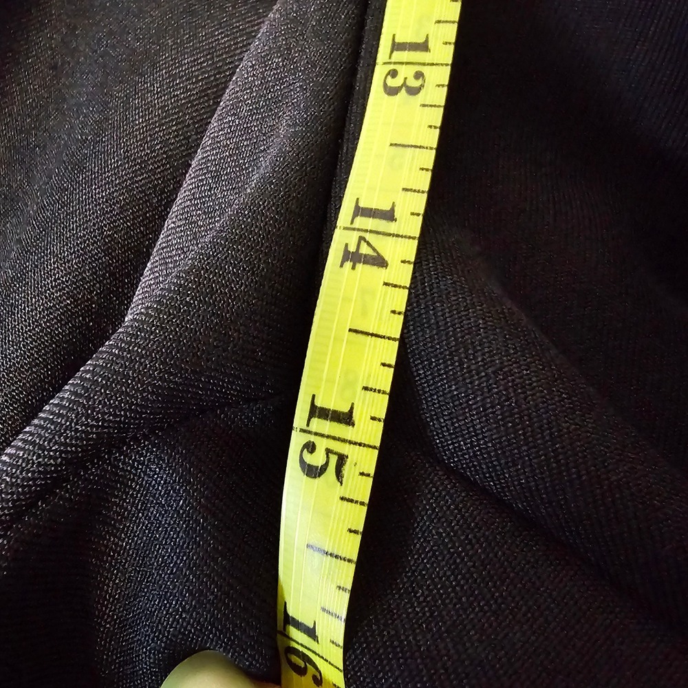 Briggs New York Black Pleated Dress Pants Womens 16 High Rise Elastic Back USA - Picture 6 of 7